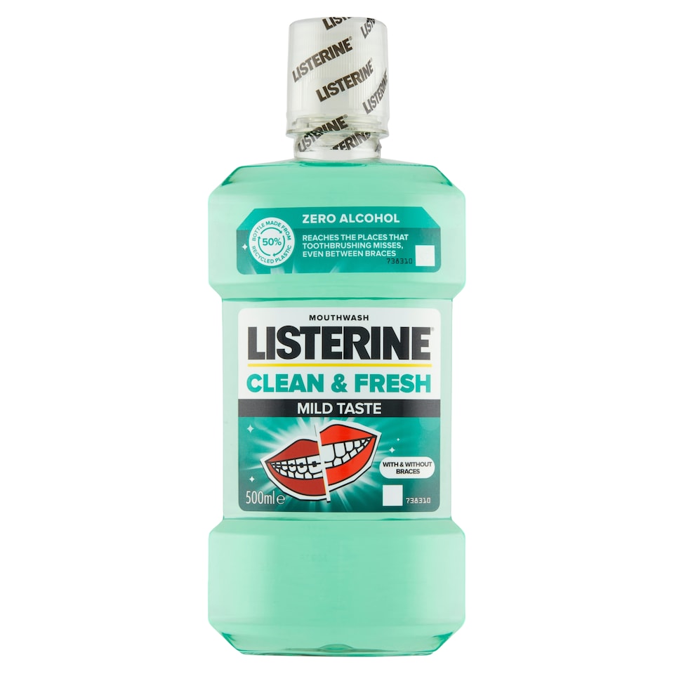 obrázok 1 z LISTERINE Clean & Fresh Mild Taste ústna voda 500 ml