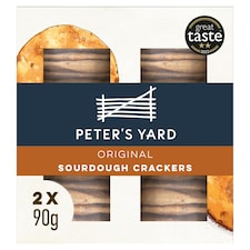 Peter's Yard Original Sourdough Crackers Twin Pack 2 x 90g