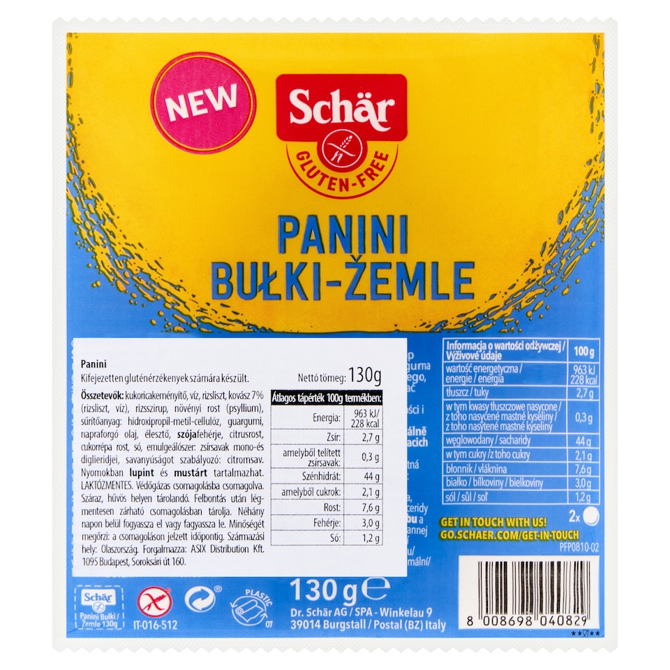 Schär panini 130 g  1. kép