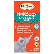 Haliborange Halibaby Live Culture Baby Drops 5Ml