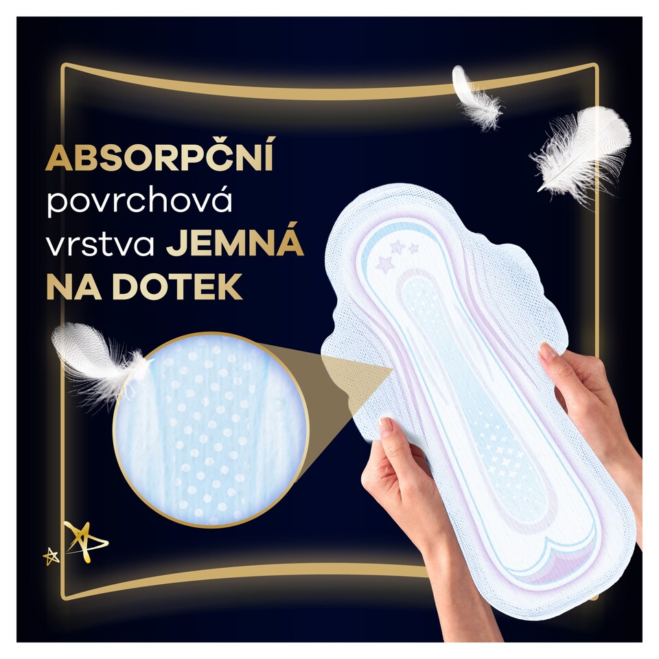Obrázek 1 pro produkt Always, Ultra Secure Night (Velikost 4) Hygienické Vložky, Křidélka x 24, Vložky