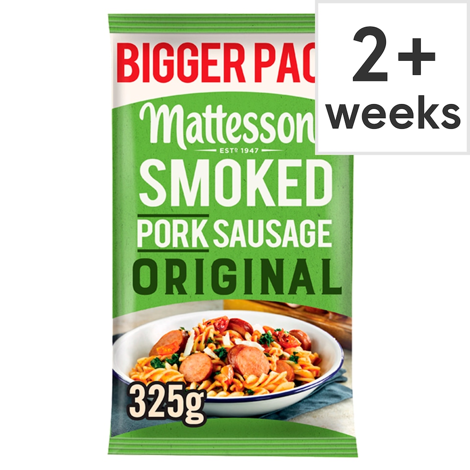 Mattessons Smoked Pork Sausage Original 325G