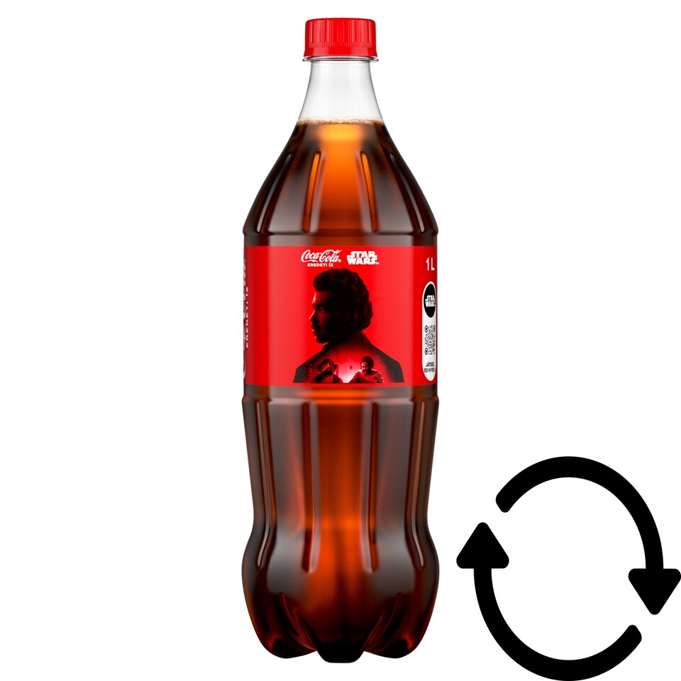 Coca-Cola Star Wars Cola Flavoured Carbonated Soft Drink 1 l