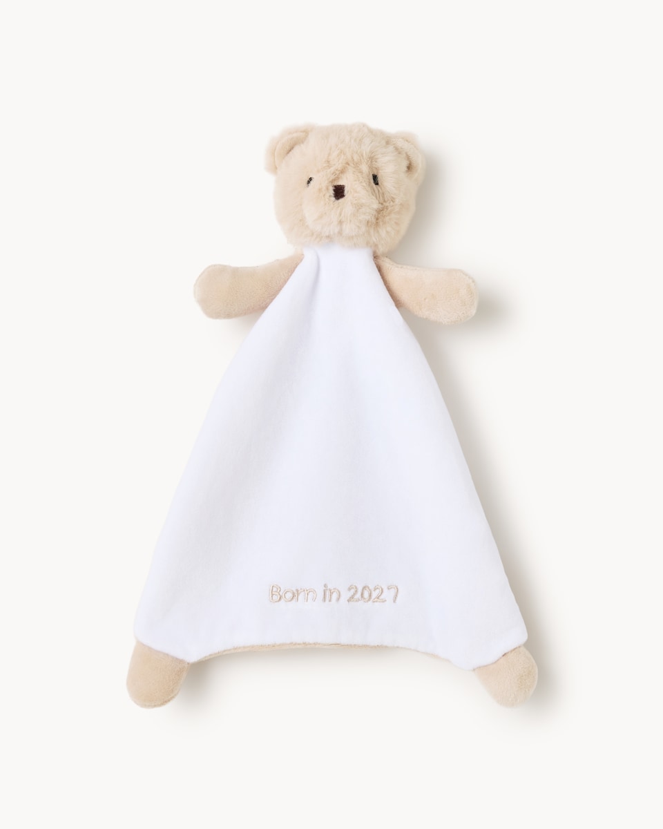 F&F Baby Born in 2027 Bear Comforter in Tan