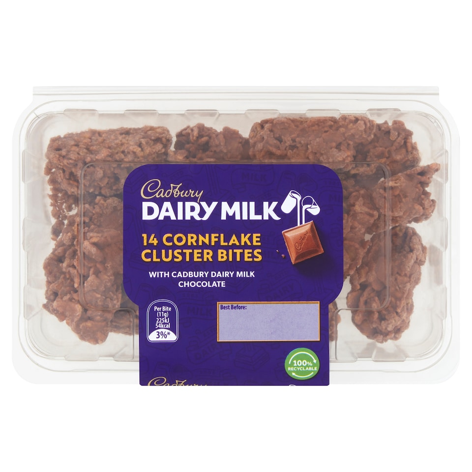 Cadbury Dairy Milk Cornflake Cluster Bites X14