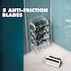 image 5 of Gillette Body and Intimate Razor Cartridges, 4 Blade Refills, Dermatologist Tested, With Lubrastrip
