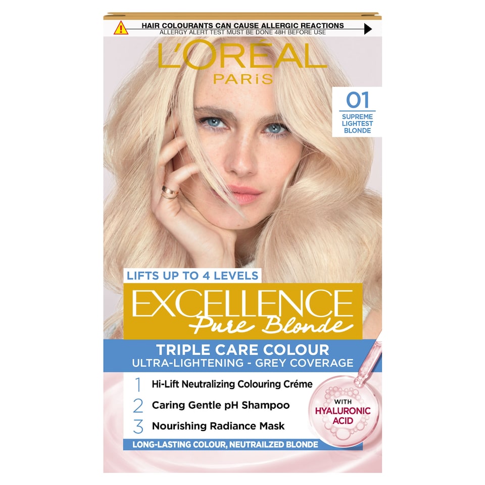 image 1 of L'Oreal Paris Excellence Creme 01 Lightest Natural Blonde Permanent Hair Dye