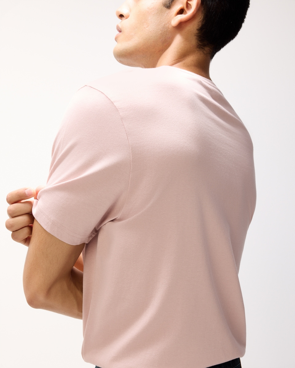 image 1 of F&F Pure Cotton T-Shirt in Pink