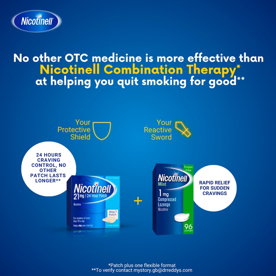 image 1 of Nicotinell Stop Smoking Aid 1mg Compressed Nicotine Lozenges - Mint 96s