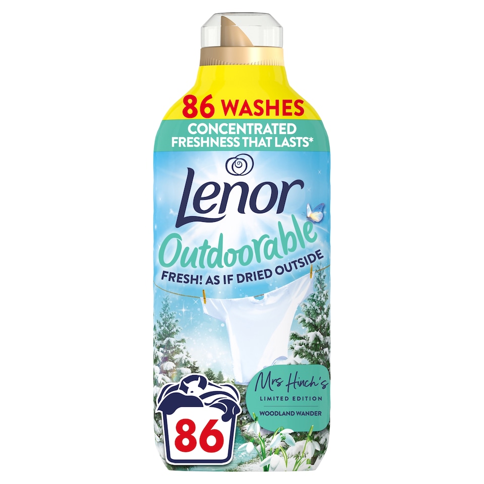 image 1 of  Lenor Fabric Conditioner Mrs Hinch's Limited Edition Woodland Wander 86 Washes 1.204L