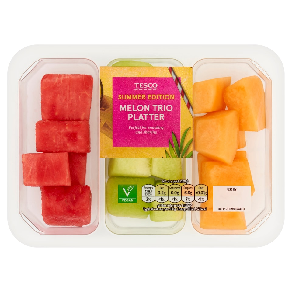 Tesco Melon Trio Platter 240g