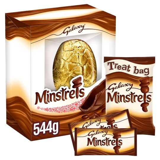 Galaxy Milk Chocolate Egg With Minstrels 544G Tesco Groceries