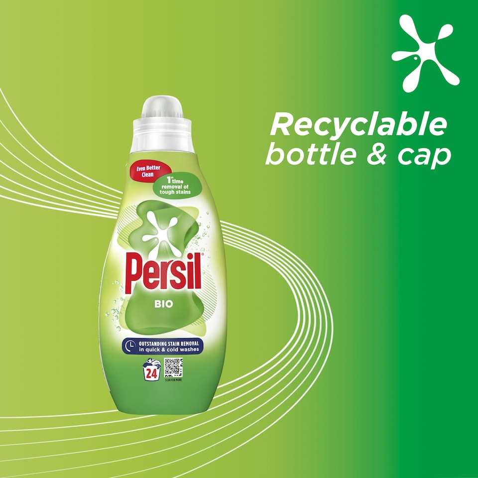 image 1 of Persil Biological Laundry Liquid Detergent 24 Washes 648ml