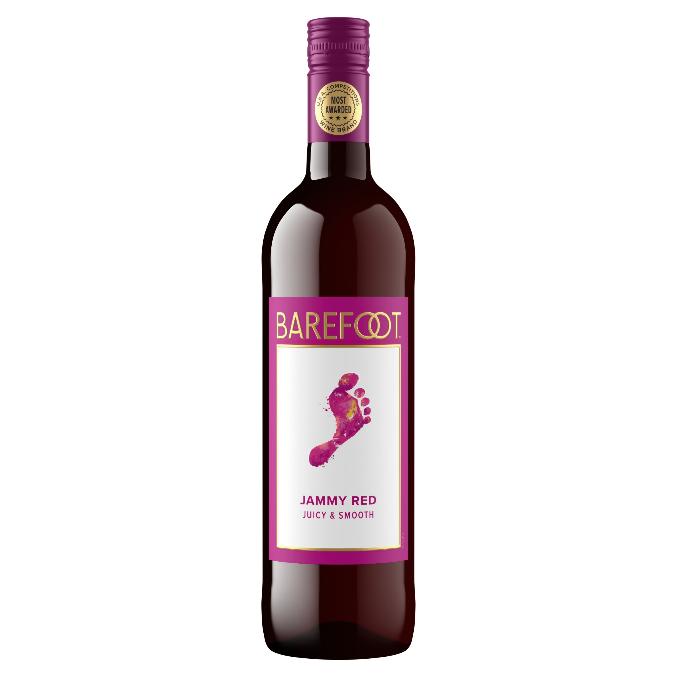 Barefoot Jammy Red Wine 750Ml