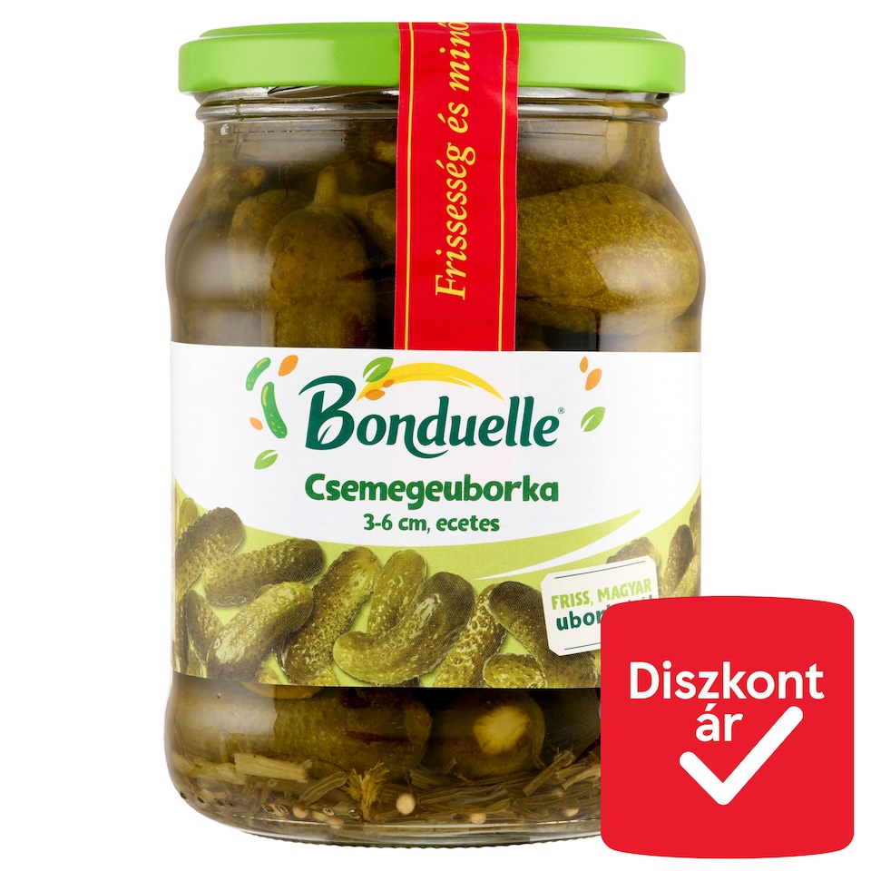 image 1 of Bonduelle Pickled Gherkins 3-6 cm 550 g