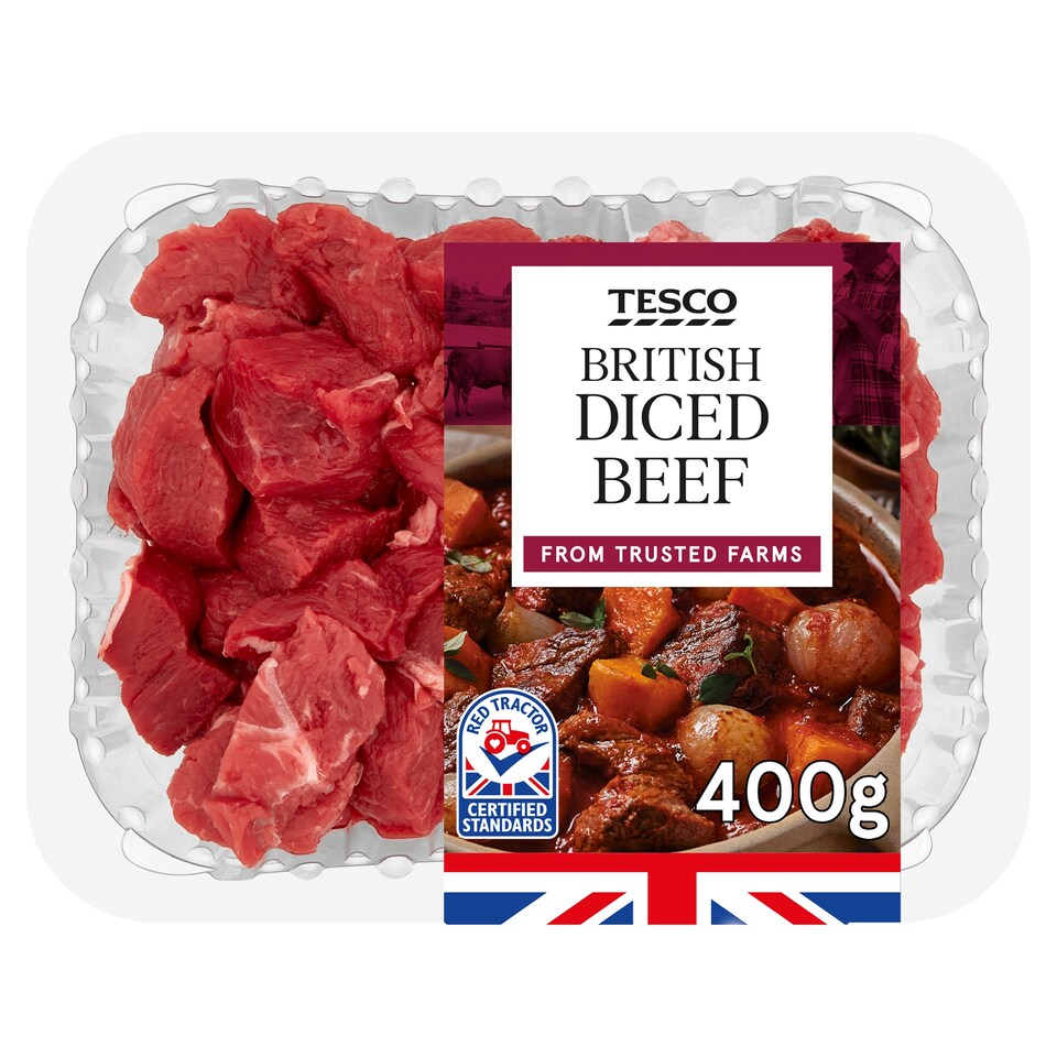 Tesco Diced Beef 400G