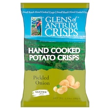 Glens of Antrim Hand Cooked Potato Crisps Pickled Onion 100g