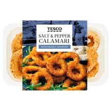 Tesco Salt & Pepper Calamari 200G