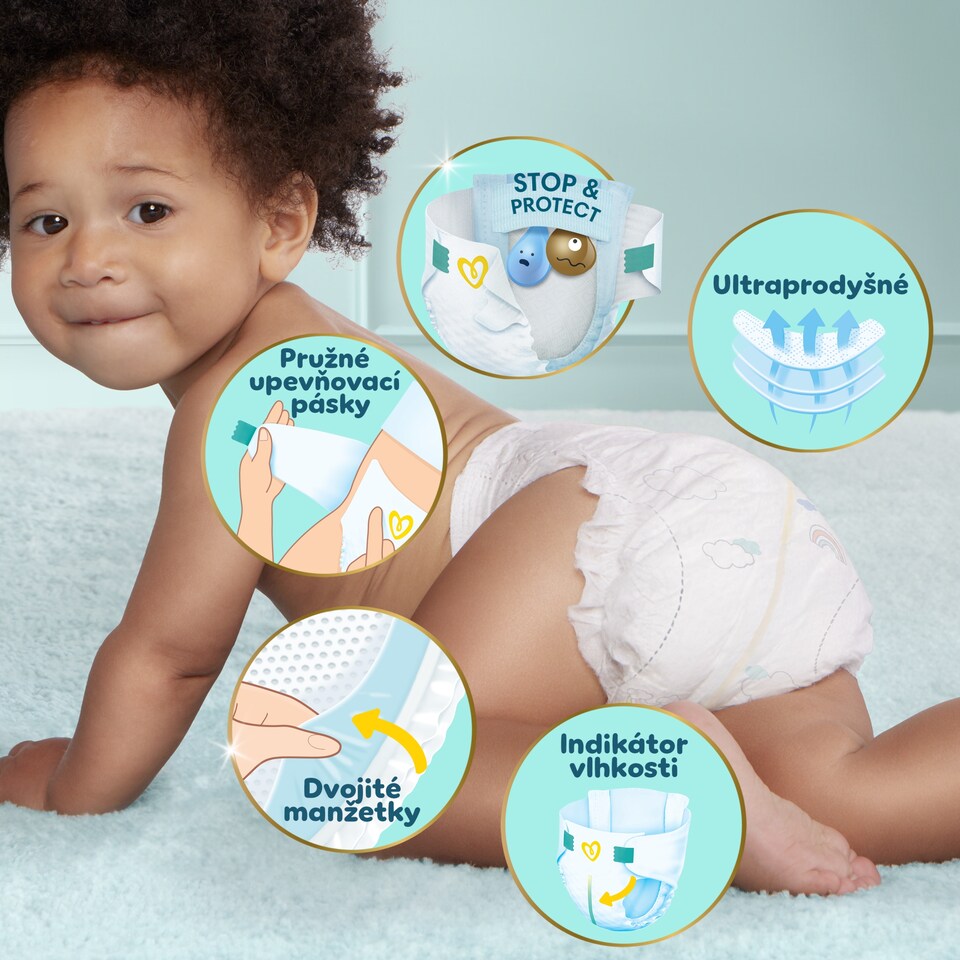 image 1 of Pampers Premium Care Size 4, 174 Nappies, 9kg-14kg