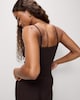 image 3 of OH ME OH MY Cotton Rich Lace Trim Vest in Chocolate