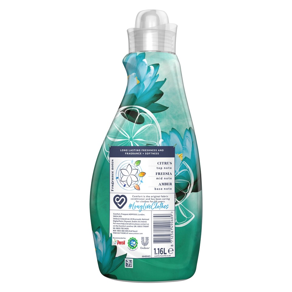 image 1 of Comfort Creation Fabric Conditioner Water Lily 33 Wash 1.16L