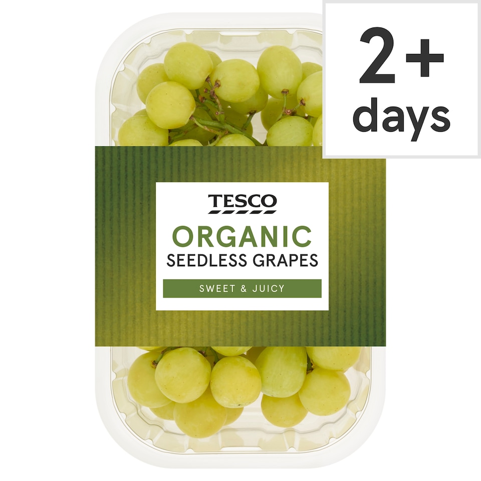 image 1 of Tesco Organic Grapes 300g