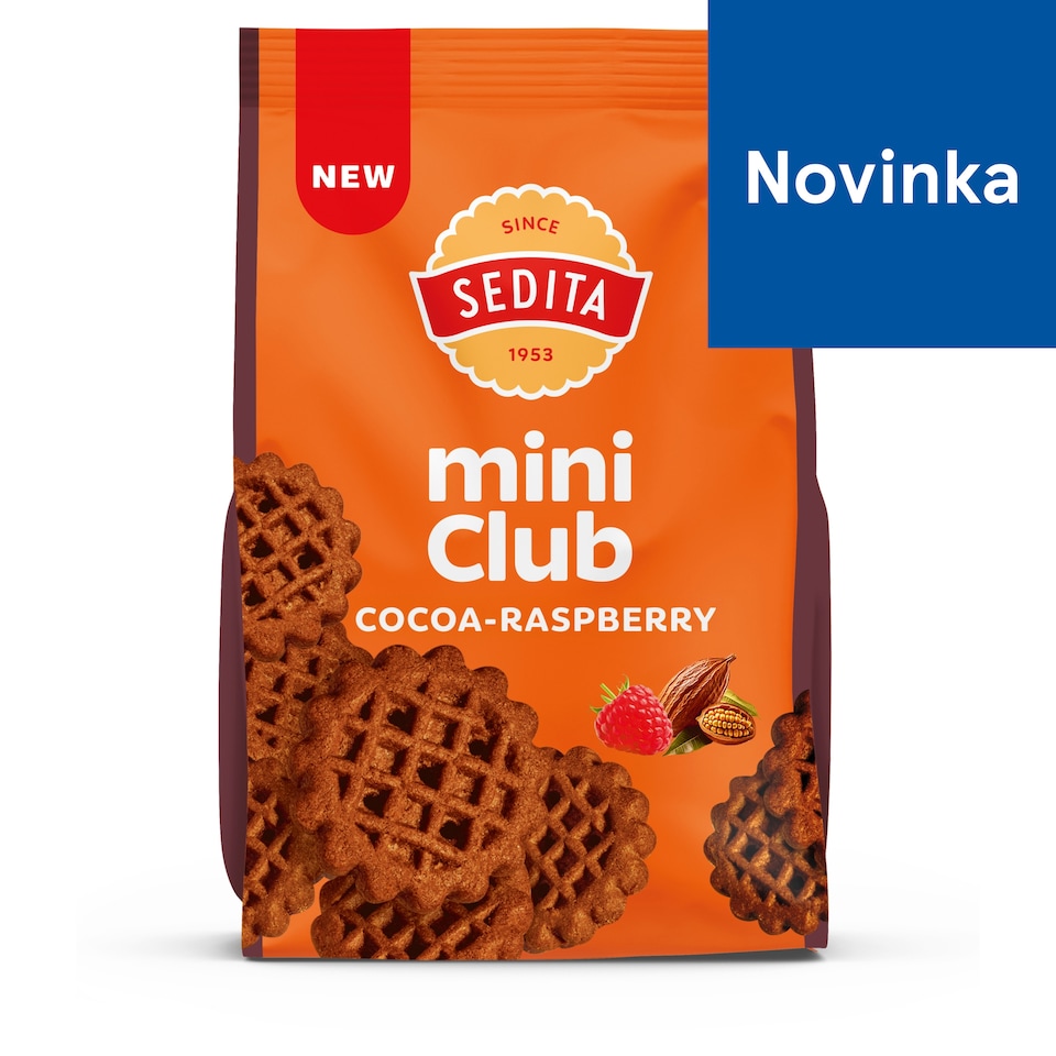 Sedita Mini Club Cocoa-Raspberry Biscuits 160 g