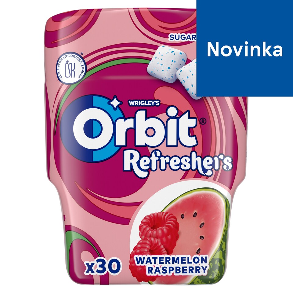 obrázok 1 z Wrigley's Orbit Refresher's Watermelon Raspberry 30 ks 67 g