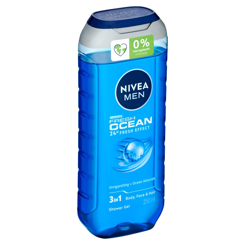 obrázok 1 z Nivea Men Fresh Ocean 3 v 1 Sprchovací gél 250 ml
