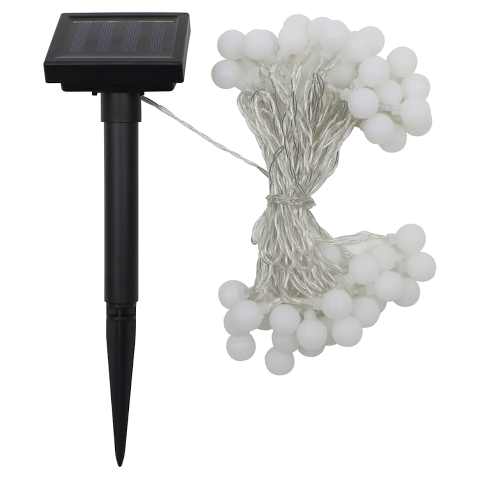 Tesco 50 Glow Solar Lights Multi-Coloured