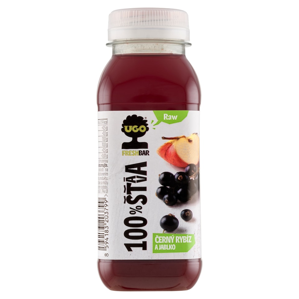 obrázok 1 z Ugo 100% šťava z jabĺk a čiernych ríbezlí 250 ml