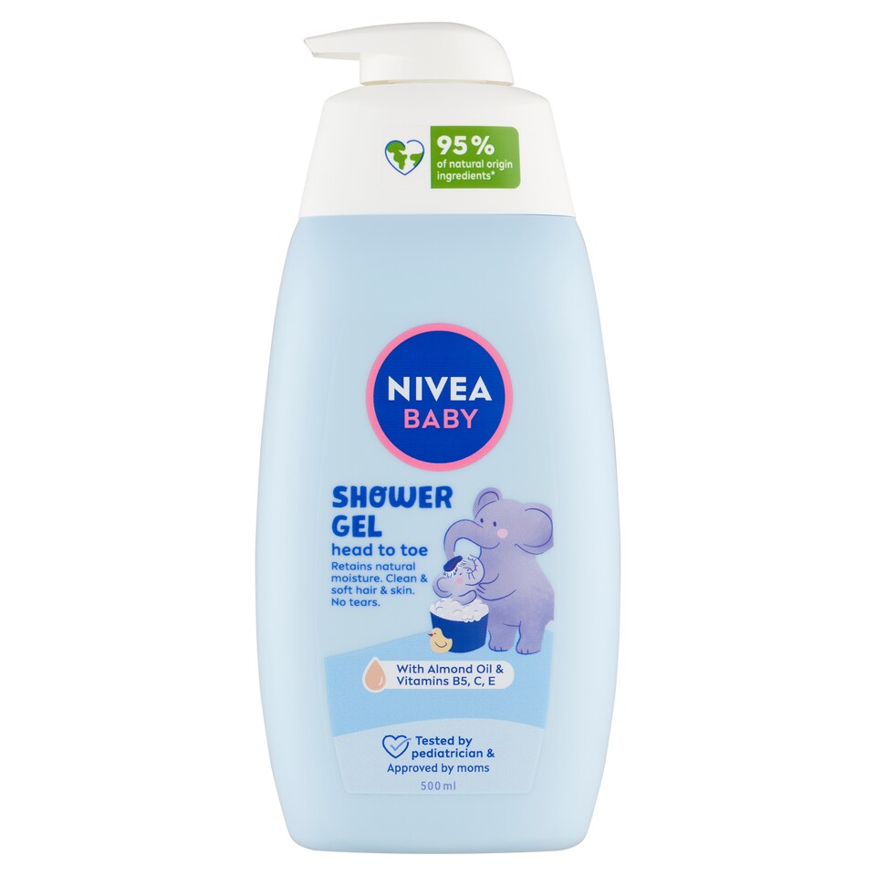 NIVEA Baby Head to Toe tusfürdő 500 ml 1. kép