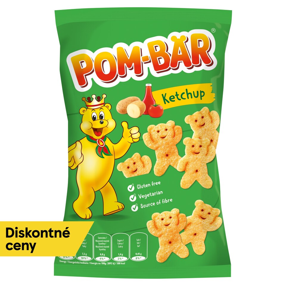 Pom-Bär Smažený zemiakový snack s príchuťou kečupu 50 g