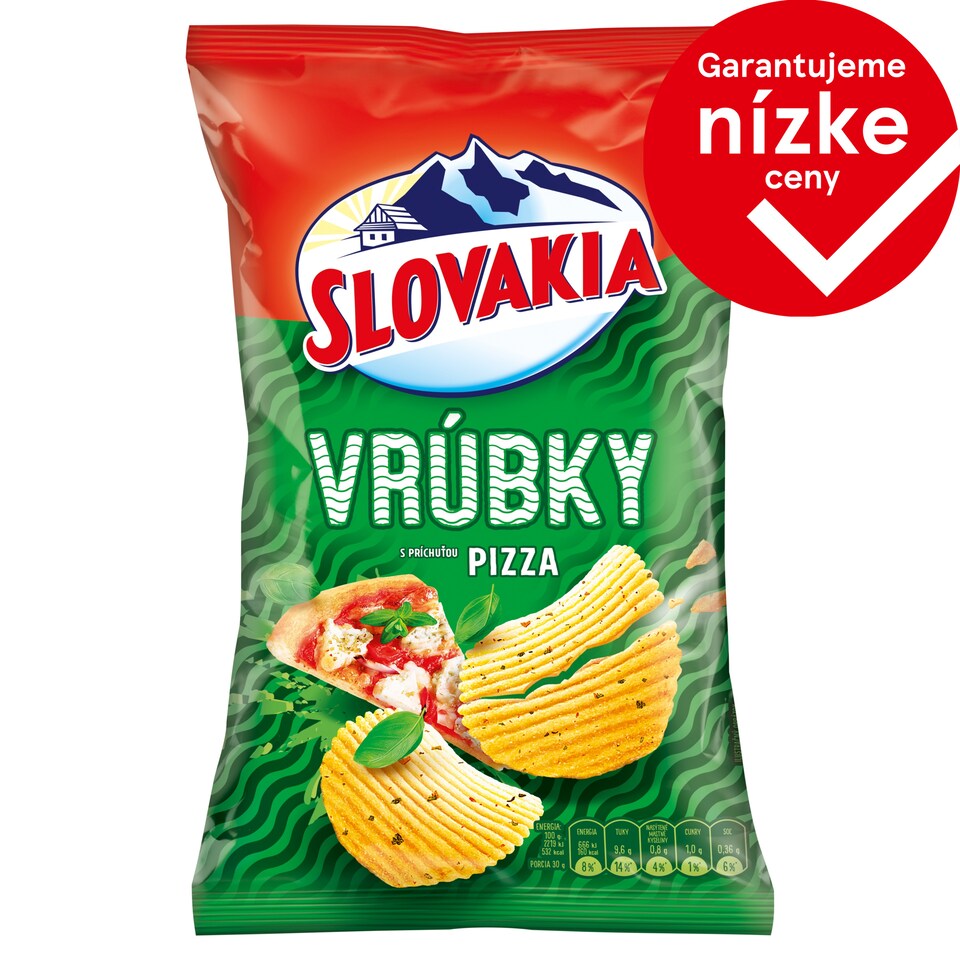 Slovakia Vrúbky s príchuťou pizza 120 g