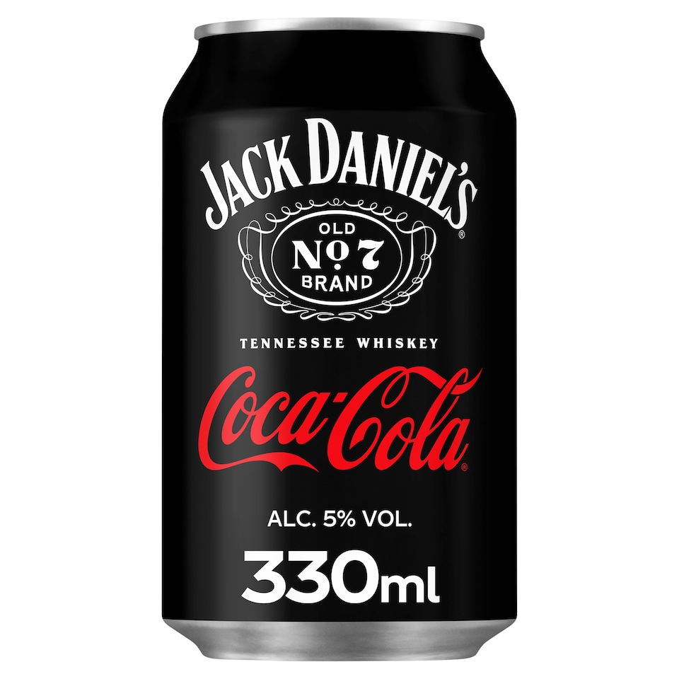 image 1 of Jack Daniel's Whiskey & Coca-Cola 330Ml