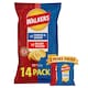 image 1 of Walkers Ready Salted and Cheese & Onion Multipack Crisps 14x25g
