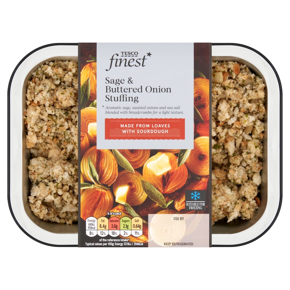 Tesco Finest Sage & Buttered Onion Stuffing 225g