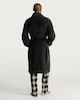 image 3 of F&F Fleece Shawl Collar Dressing Gown in Black
