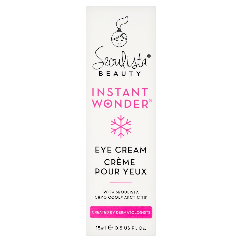 Seoulista Beauty Instant Wonder Eye Cream with Cryo Cool Artic Tip 15ML
