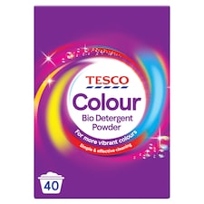 Tesco Colour Bio. Detergent Powder 2.6Kg