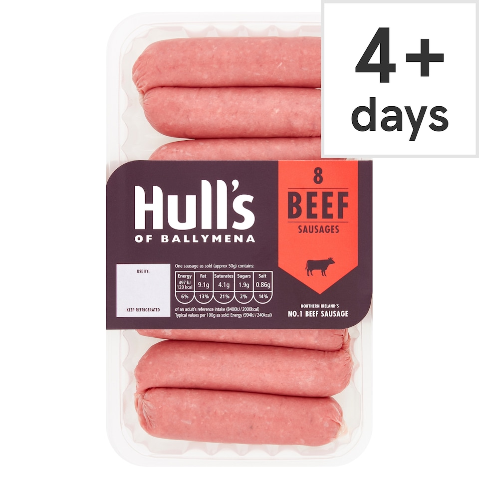 Richard Hull Beef Sausages 400G