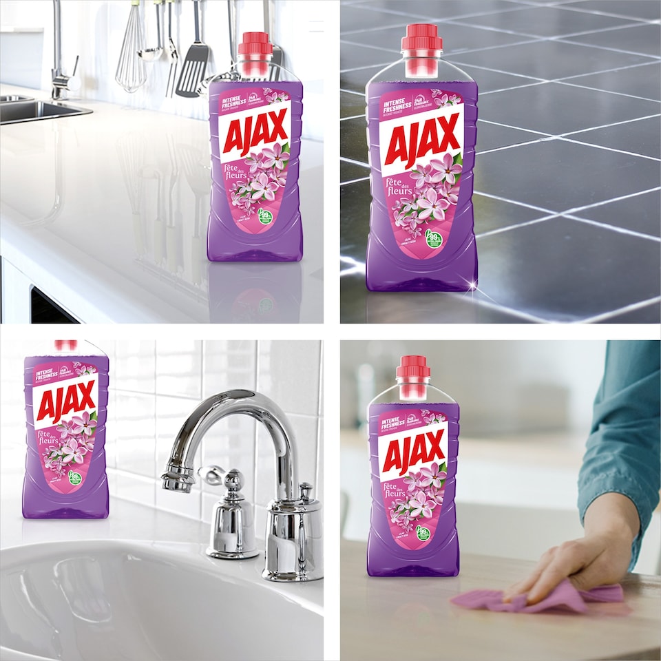Obrázek 1 pro produkt Ajax Floral Fiesta Lilac Flower univerzální čistící prostředek 1000 ml
