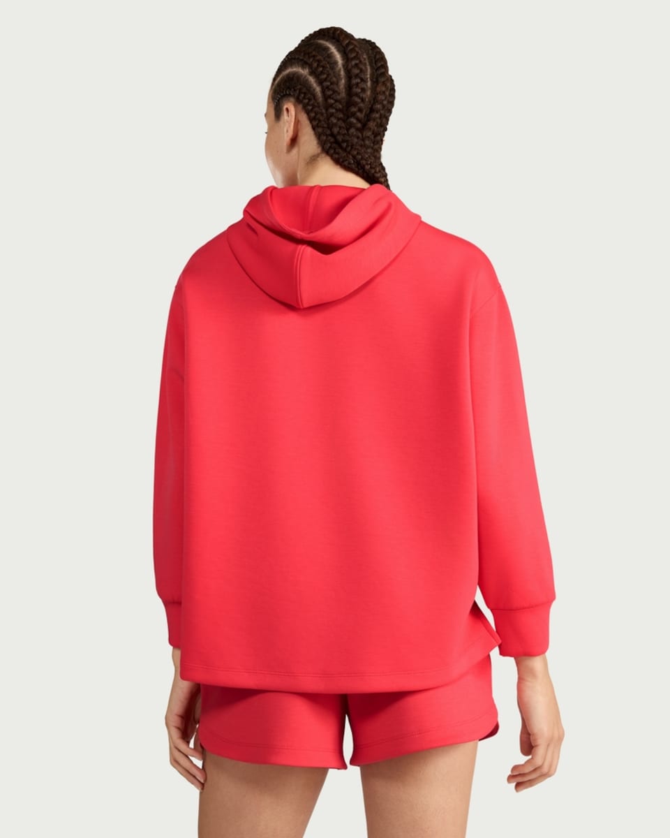 image 1 of F&F Active EVERYHOUR Drawstring Hoodie in Red