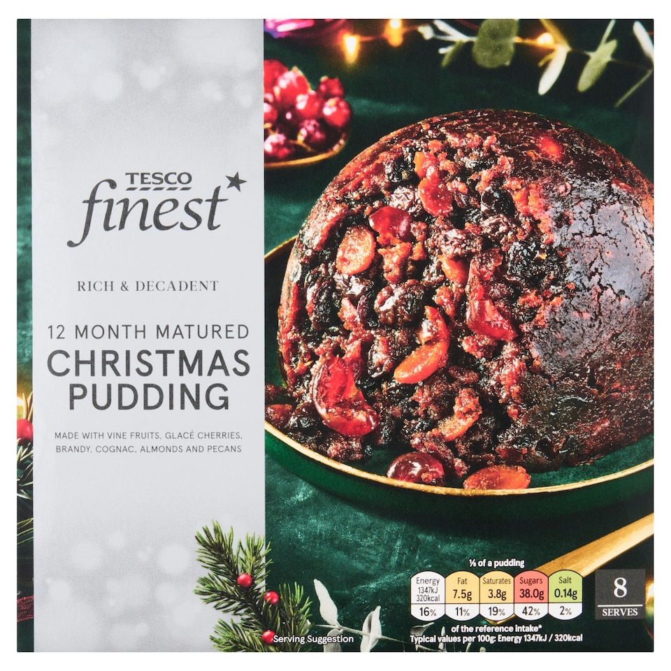 Tesco Finest Christmas Pudding 800G