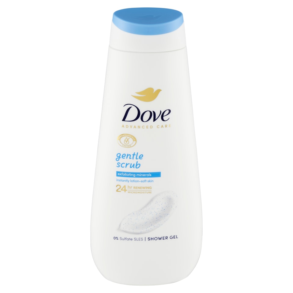 image 1 of Dove Advanced Care Gentle Scrub Shower Gel 400 ml
