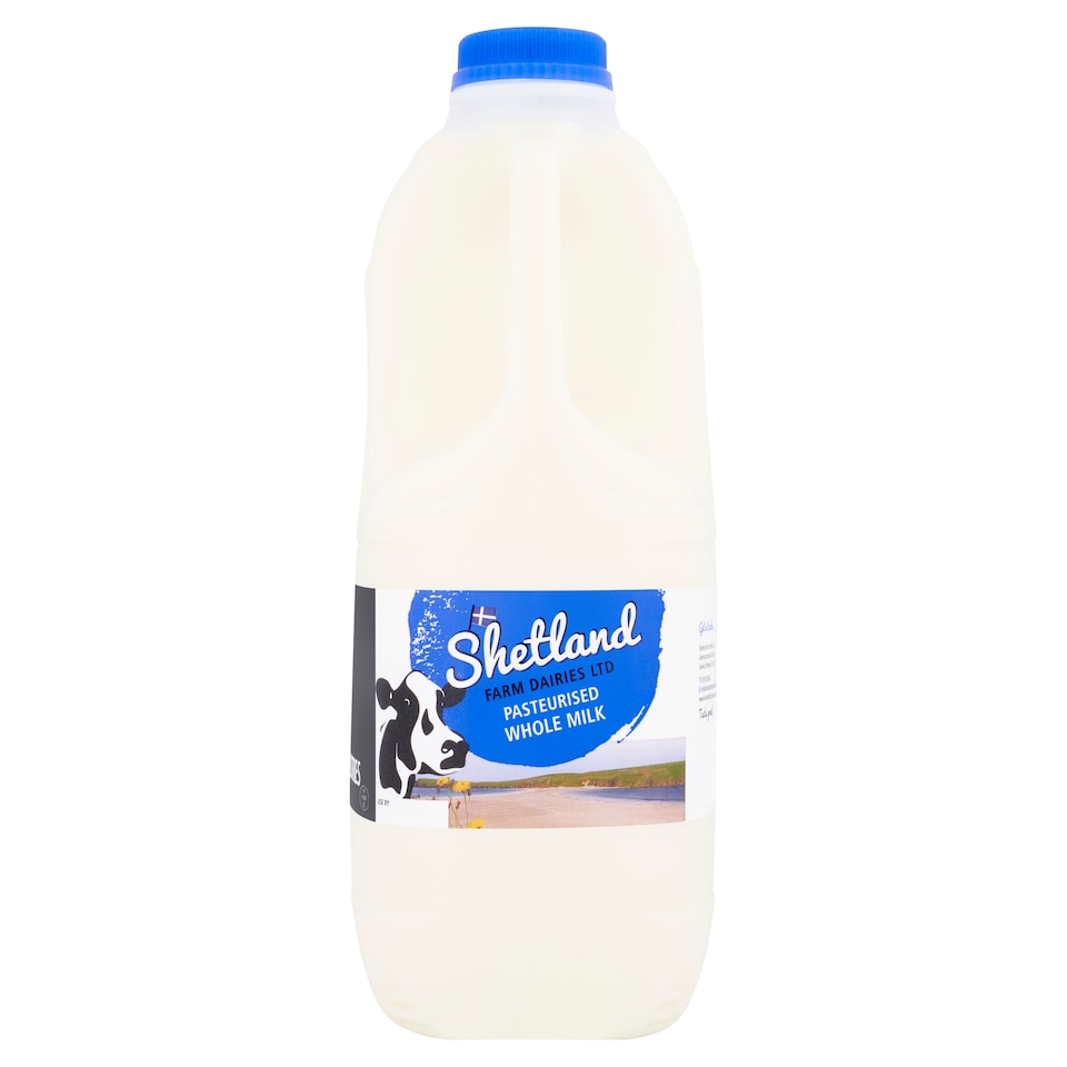 Shetland Farm Fresh Whole Milk 2 Litre