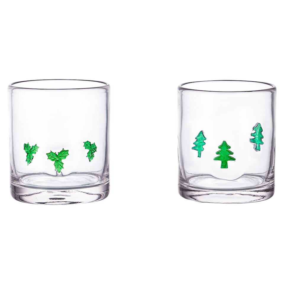 F&F Home Christmas Infused Glass