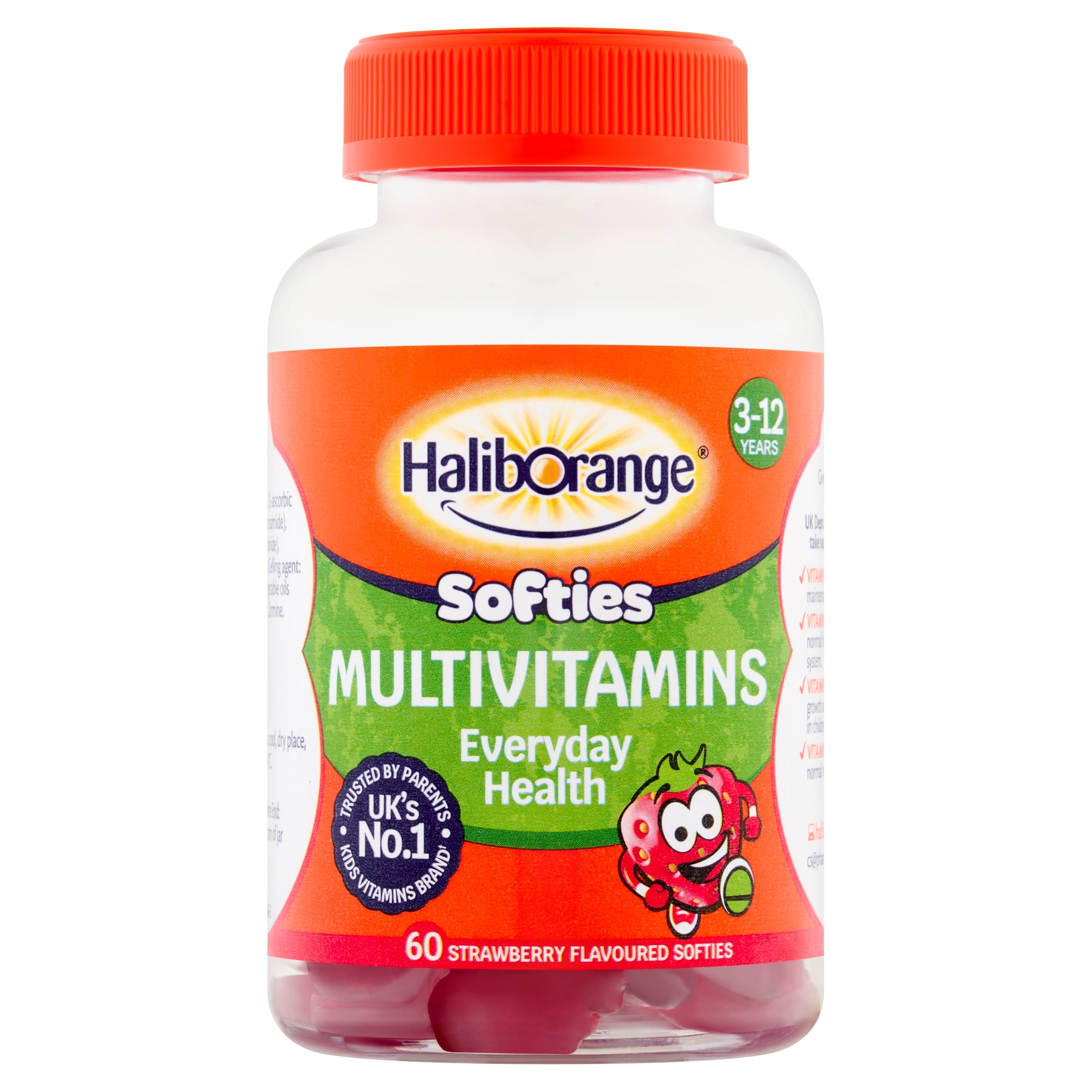 Haliborange Softies Multivitamins - Strawberry Flavour 60s