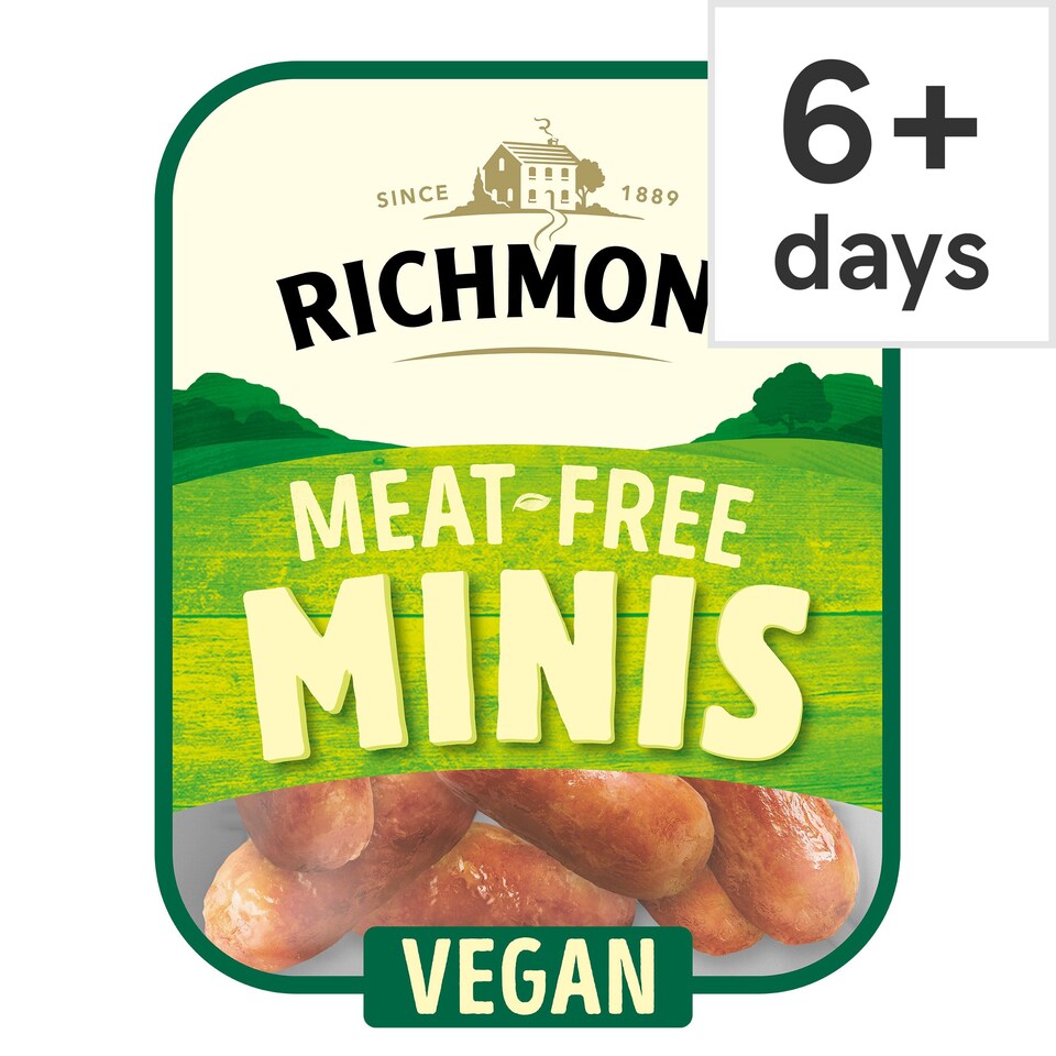 Richmond Minis Meat Free Cocktail Sausages 162G Tesco Groceries
