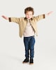 image 3 of F&F Boys Corduroy Collar Jacket in Stone